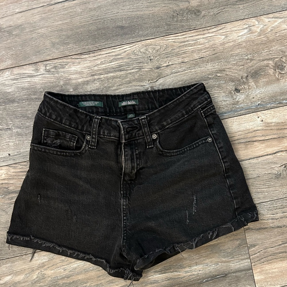 Wild fable faded black worn once shorts 4